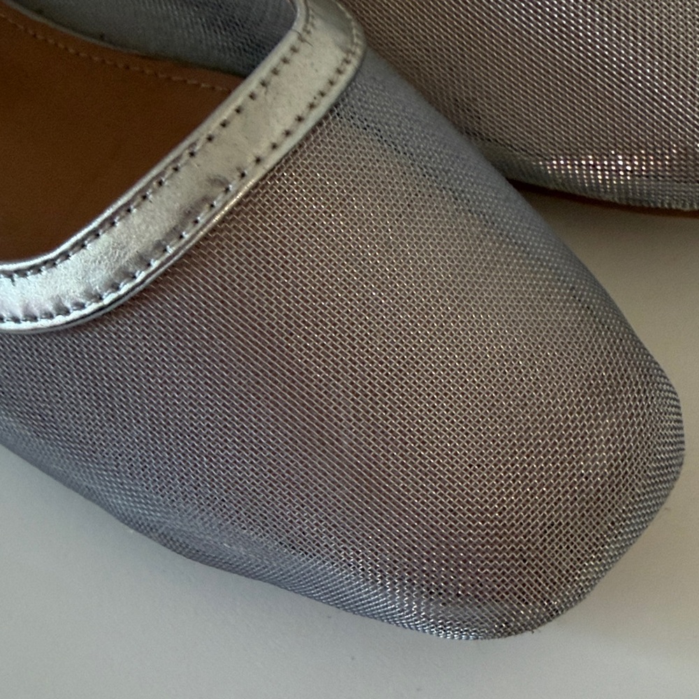 New York & Company Silver Mary Jane Flats - Picture 3 of 4